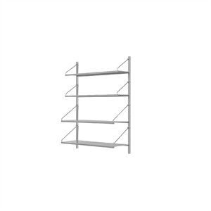 Estantería Frama Shelf Library de Una Sola Sección, 108,4 x 80, Acero Inoxidable