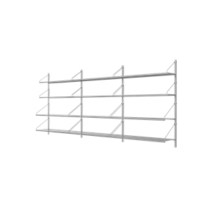 Estantería Frama Shelf de Tres Secciones, 108,4 x 80 Cm, Acero Inoxidable