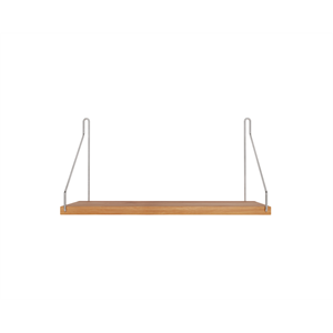 Estante Individual Frama 20x40 Roble aceitado/Acero Inoxidable