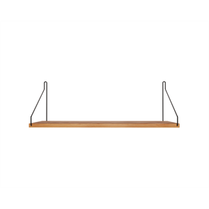 Estantería Individual Frama 20x60 Roble Natural/ Negro