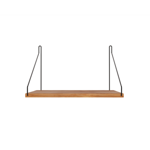 Estante Individual Frama 27x40 Roble Aceitado/ Negro
