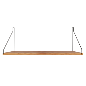 Estantería Individual Frama 27x60 Roble Natural/ Negro