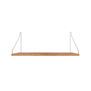 Estante Individual Frama 27x60 Roble aceitado/Acero Inoxidable