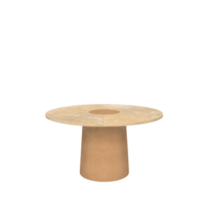 Mesa de Comedor Frama Sintra de Piedra Caliza Amarilla y Corcho