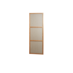Frama Frame de un panel en roble natural y lino