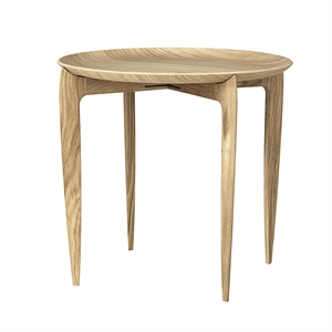 Mesa de Centro Fritz Hansen Tray Roble Ø45