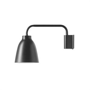 Fritz Hansen Caravaggio Read HSP Lámpara de Pared Negra