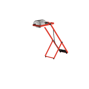 Artemide Sintesi Lámpara de mesa Rojo