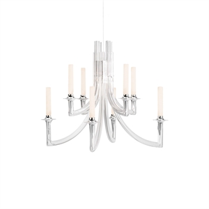 Lámpara de Araña Kartell KHAN METAL de Cristal