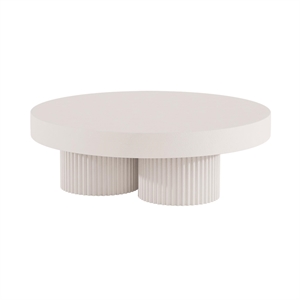 Mesa de Centro Redonda NORR11 Gear Ø120 Chalk