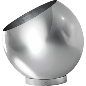 Maceta AYTM GLOBE Ø17 Plata