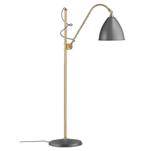 Bestlite BL3M Floor Lamp Grey & Brass