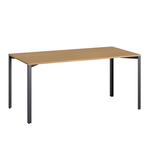 Mesa de Rejilla Halle 80x160 Roble/ Negro