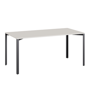 Mesa +Halle Grid 80x160 Algodón Blanco/ Negro