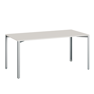 Mesa +Halle Grid 80x160 Algodón Blanco/ Azul Zinc