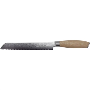 Cuchillo de Pan Japonés Mareld Akio de 20 cm de Madera Clara