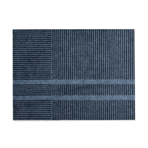 Heymat Løype Felpudo 85x115 Azul Tormenta