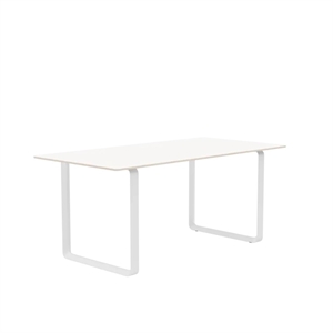 Mesa de Comedor Muuto 70/70 170x85 Laminado Blanco/Gris