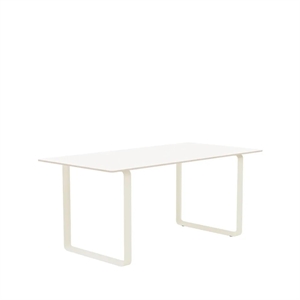 Mesa de Comedor Muuto 70/70 170x85 Blanco Laminado/ Arena