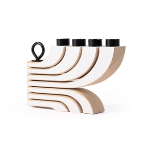 Candelabro de 4 Brazos Nordic Light de Design House Stockholm, Blanco