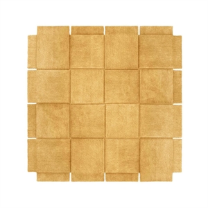 Alfombra de Cesta de Design House Stockholm, 245 x 245 Cm, Color Amarillo Ocre
