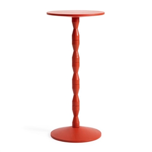 Mesa Auxiliar con Pedestal Rojo de Design House Stockholm