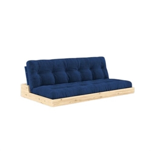 Sofá Cama Karup Base con Colchón de 5 Capas en Azul Cobalto/azul Real