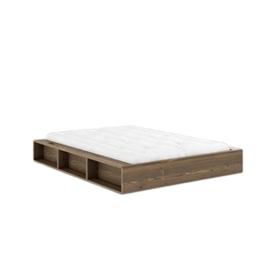 Estructura de Cama Karup Ziggy 140x200 Marrón Algarrobo