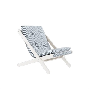 Sillón Karup Boogie con Colchón Lacado en Blanco/azul Playa