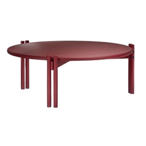 Mesa de Centro Karup Sticks Baja en Rojo Amapola