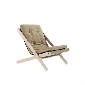 Sillón Karup Boggie con Colchón para Exterior 402 Blanco/haya Aceitada