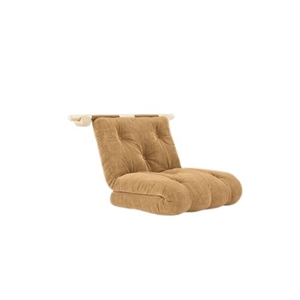 Colchón Karup con Ganchos y Soportes, 75 x 200, Color Marrón Oscuro/crudo