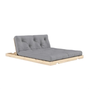 Sofá Cama Plegable Karup con Colchón 140x200 Gris/crudo