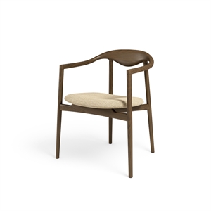 Brdr. Krüger Jari Silla de Comedor Roble Ahumado/Crema 0019