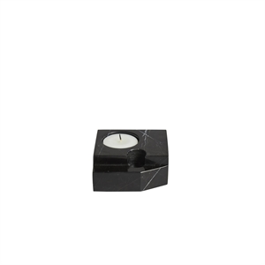 Woud Jeu De Dés 3 Candelabro Negro