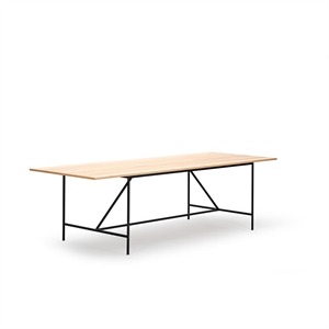 Mesa de Comedor Karakter Cache 260 cm Roble/ Negro