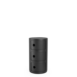 Kartell Componibili 3 Mate Negro