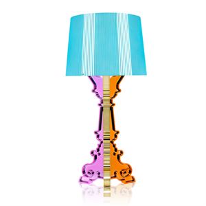 Kartell Bourgie Lámpara de Mesa Azul Claro Multicolor
