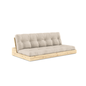 Karup Design Base Cama Somier Con Colchón De 5 Capas Transparente/ Beige