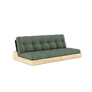 Karup Design Base Cama Somier Con Colchón De 5 Capas Negro Noche/ Verde Aceituna