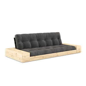 Karup Design Base Cama con Somier, Cajón Lateral y Colchón de 5 Capas, Negro Night/Kul