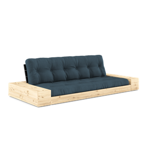 Karup Design Base Cama Somier con Cajón Lateral y Colchón de 5 Capas Negro Noche/petróleo