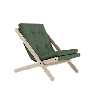 Karup Design Boogie Sillón M. Colchón 756 Verde Oliva/Haya Cruda