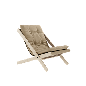 Karup Design Sillón Boggie Con Colchón Outdoor 402 Blanco/Haya Aceitada