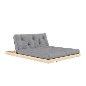 Sofá Cama Plegable Karup Design con Colchón, 140 x 200 Cm, Gris/crudo