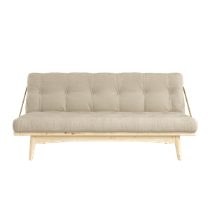 Karup Design Folk Sofa M. Colchón de 5 Capas 747 Beige/ Lacado Transparente