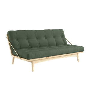 Sofá Karup Folk Pino Lacado Transparente/756 Verde Oliva