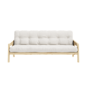 Karup Design Grab Sofa M. Colchón de 5 Capas 701 Natural/Lacado Transparente