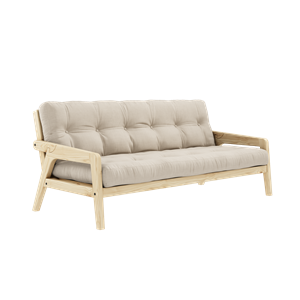 Karup Grab Sofá Cama Pino Lacado Transparente/747 Beige