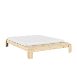 Estructura de cama Karup Layers con banco 180x200 sin tratar